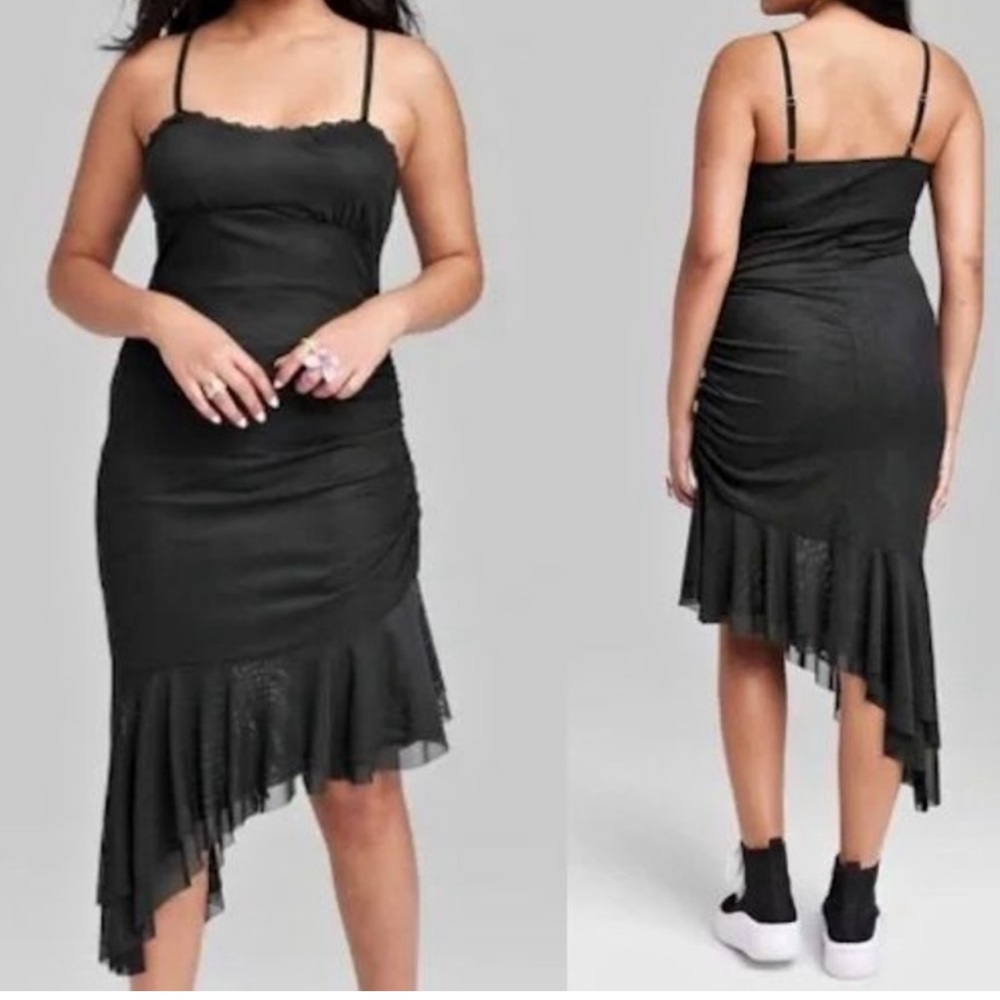 Women’s asymmetrical black dress by Wild Fable BNWT